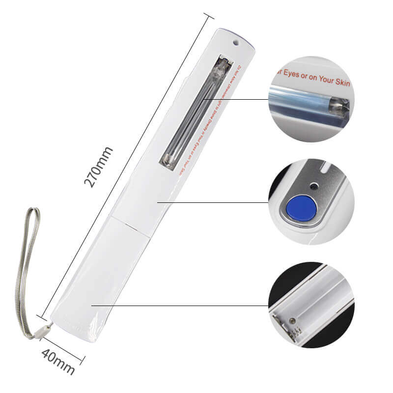 Handheld Wand Portable Ultraviolet  Disinfection  Lamp UVc Sterilizer Stick (8)