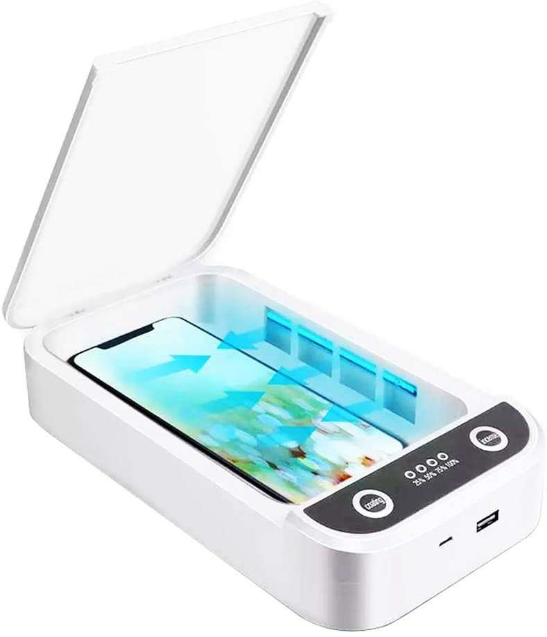 Mobile Portable UVc Light Phone Sterilizer Aromatherapy Function Power Bank UV Phone St (1)